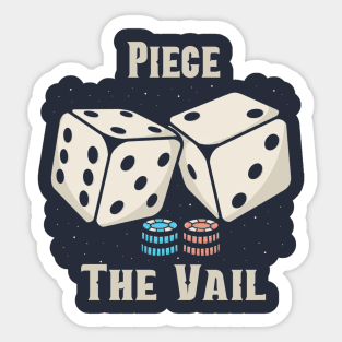 piece the vail Dice Sticker